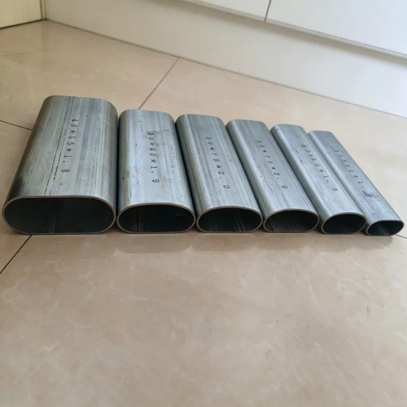Galvanized Oval Steel Pipe