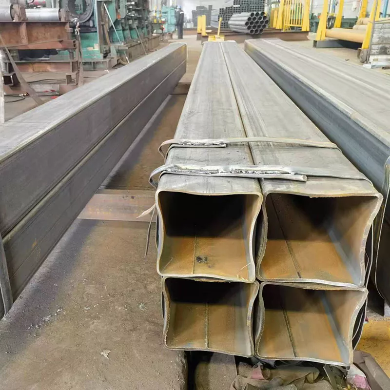 Large Caliber Black Rectangular Tube