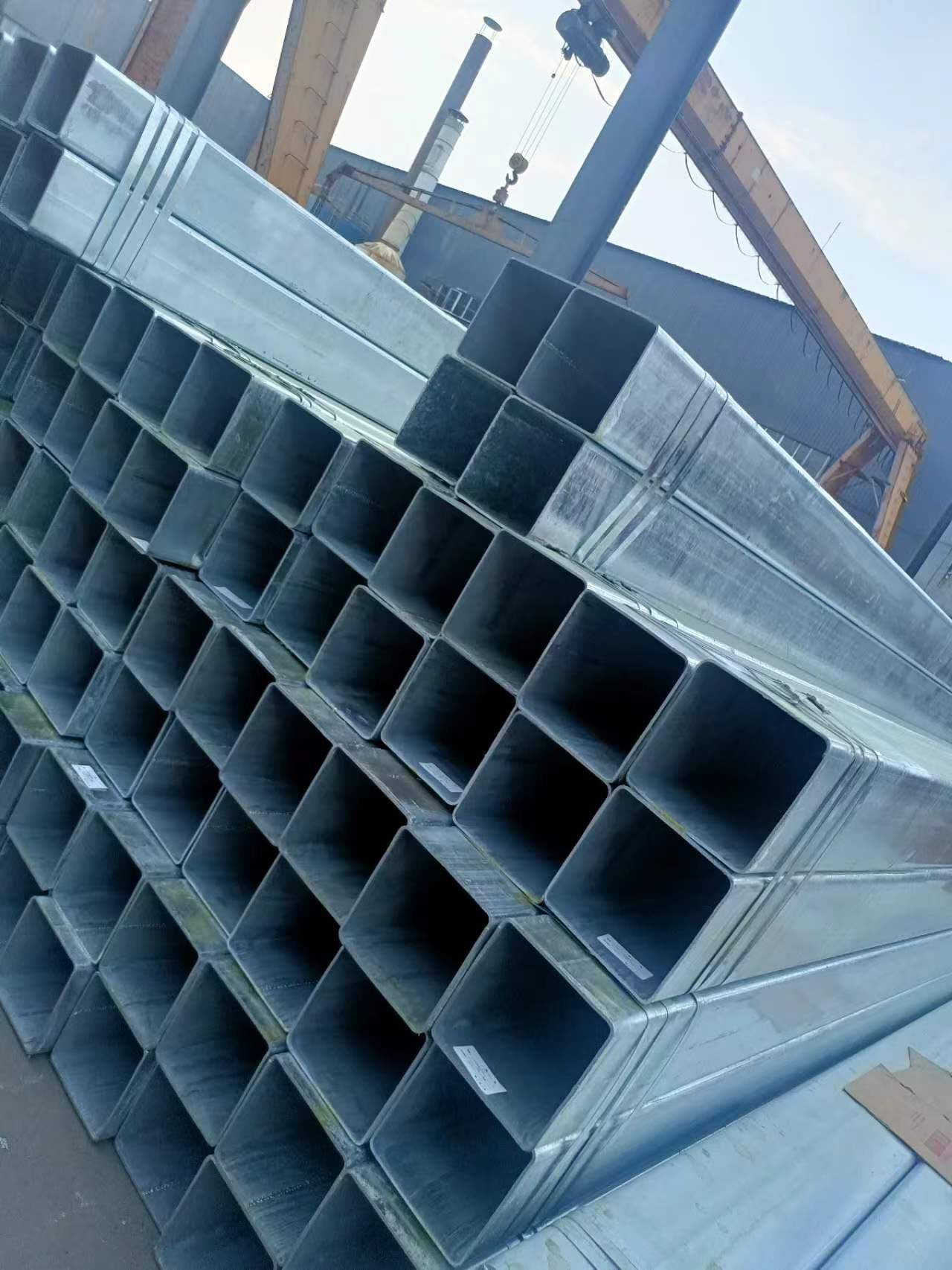 Large Diameter Galvanized Square Tube