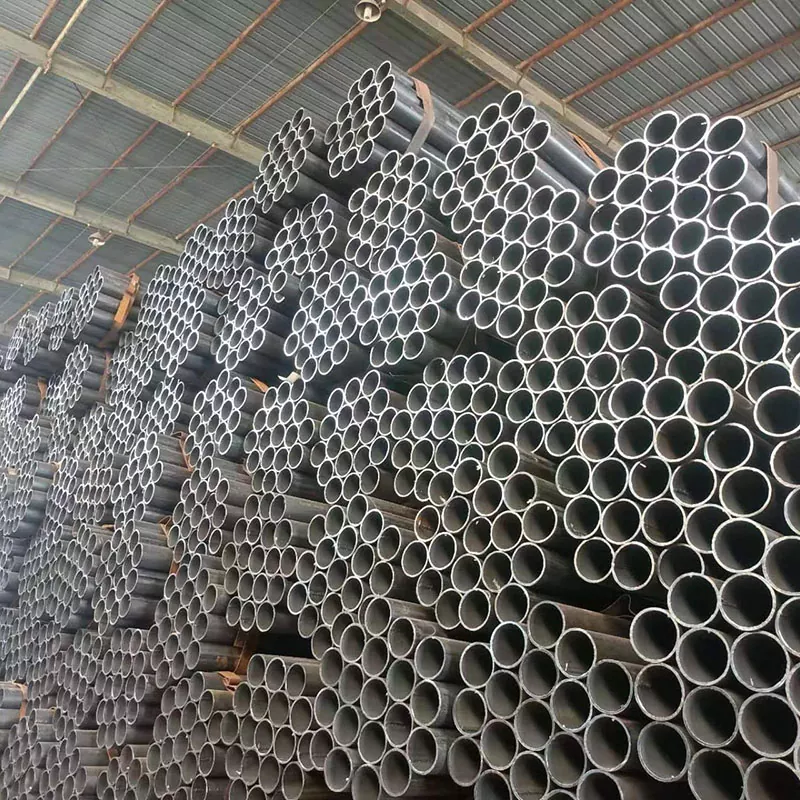 Straight Slit Black Circular Tube